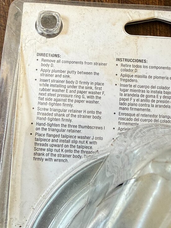 Allen + Roth Sink Strainer - New - Picture 4 of 9